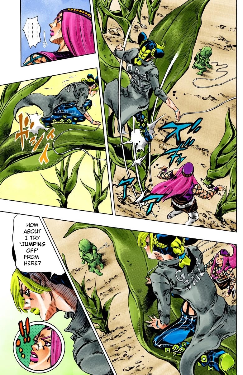 JoJo's Bizarre Adventure Part 6 - Stone Ocean (Official Colored) chapter 87 page 12