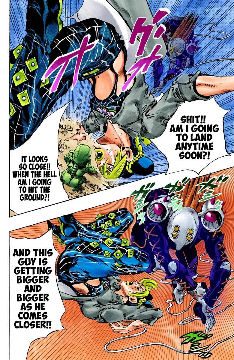 JoJo's Bizarre Adventure Part 6 - Stone Ocean (Official Colored) chapter 87 page 18