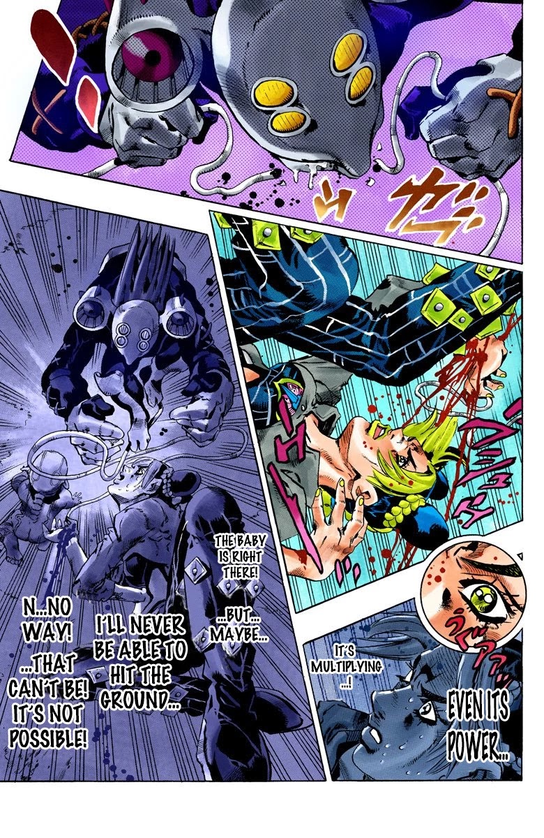 JoJo's Bizarre Adventure Part 6 - Stone Ocean (Official Colored) chapter 87 page 19