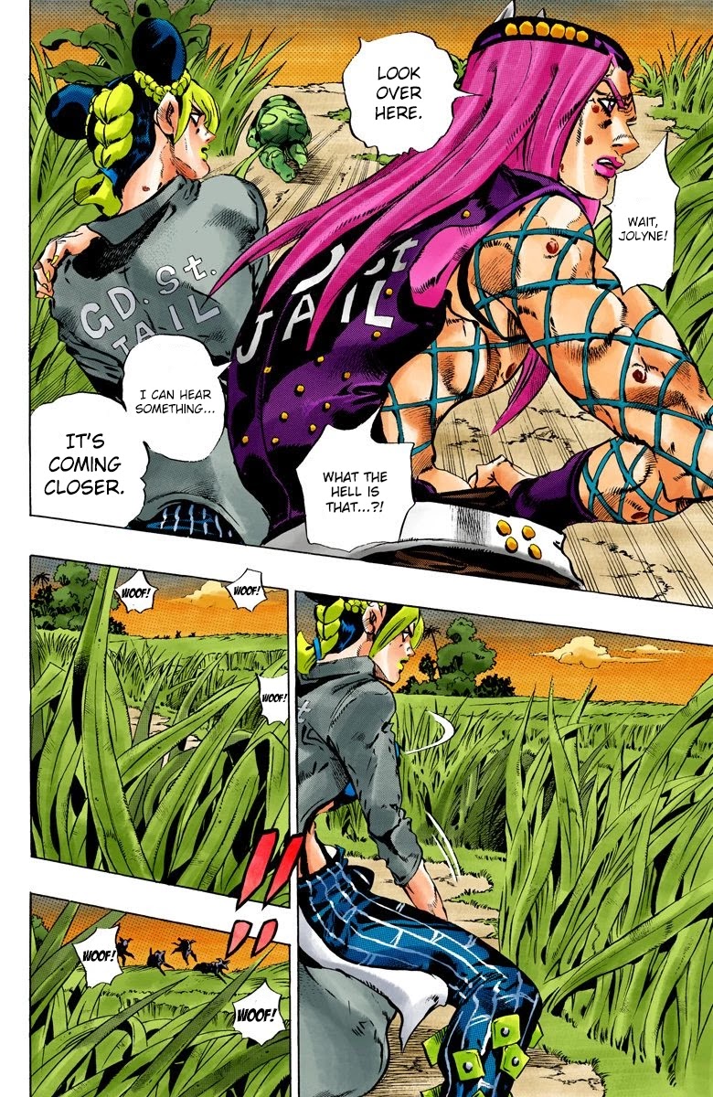 JoJo's Bizarre Adventure Part 6 - Stone Ocean (Official Colored) chapter 87 page 3