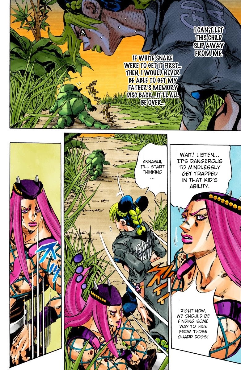 JoJo's Bizarre Adventure Part 6 - Stone Ocean (Official Colored) chapter 87 page 5