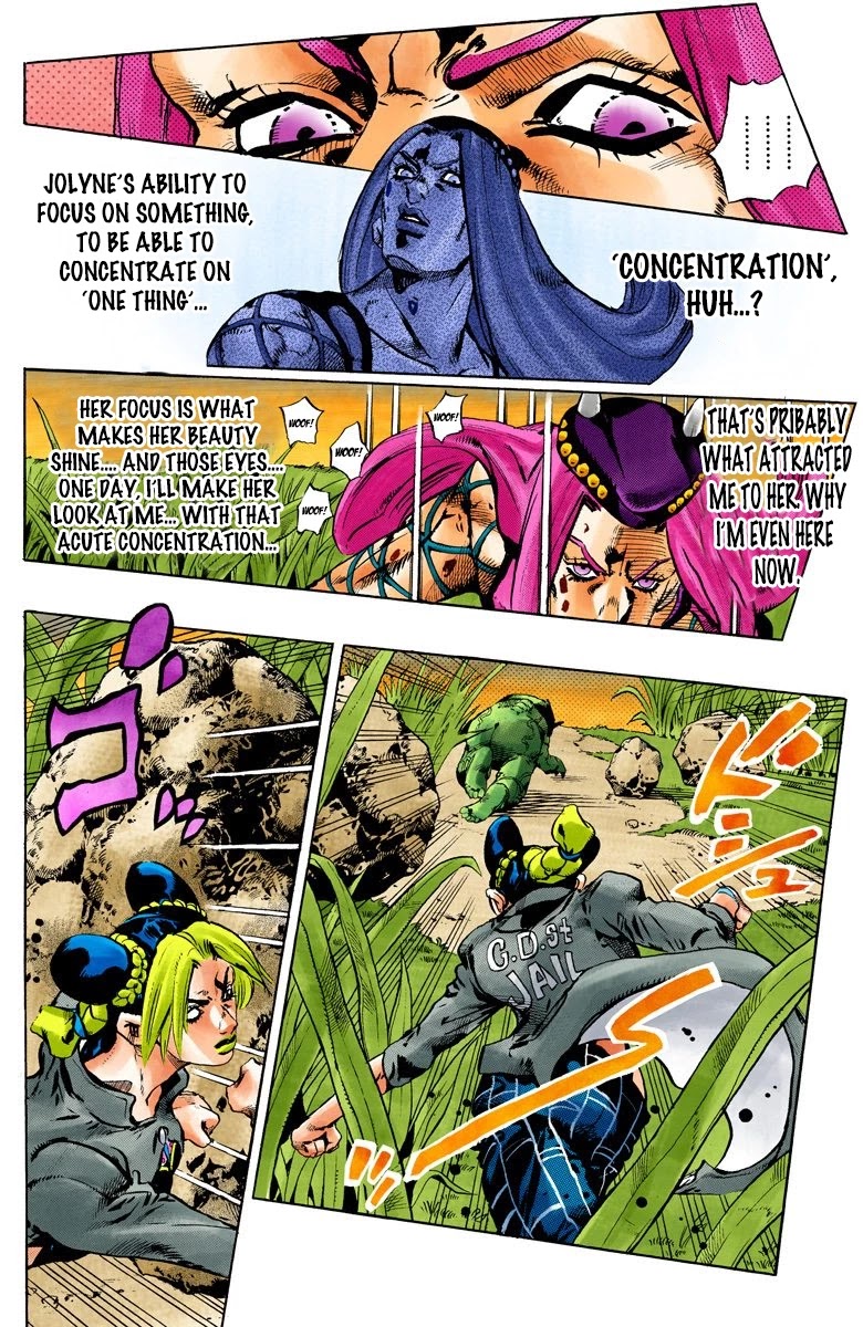 JoJo's Bizarre Adventure Part 6 - Stone Ocean (Official Colored) chapter 87 page 7