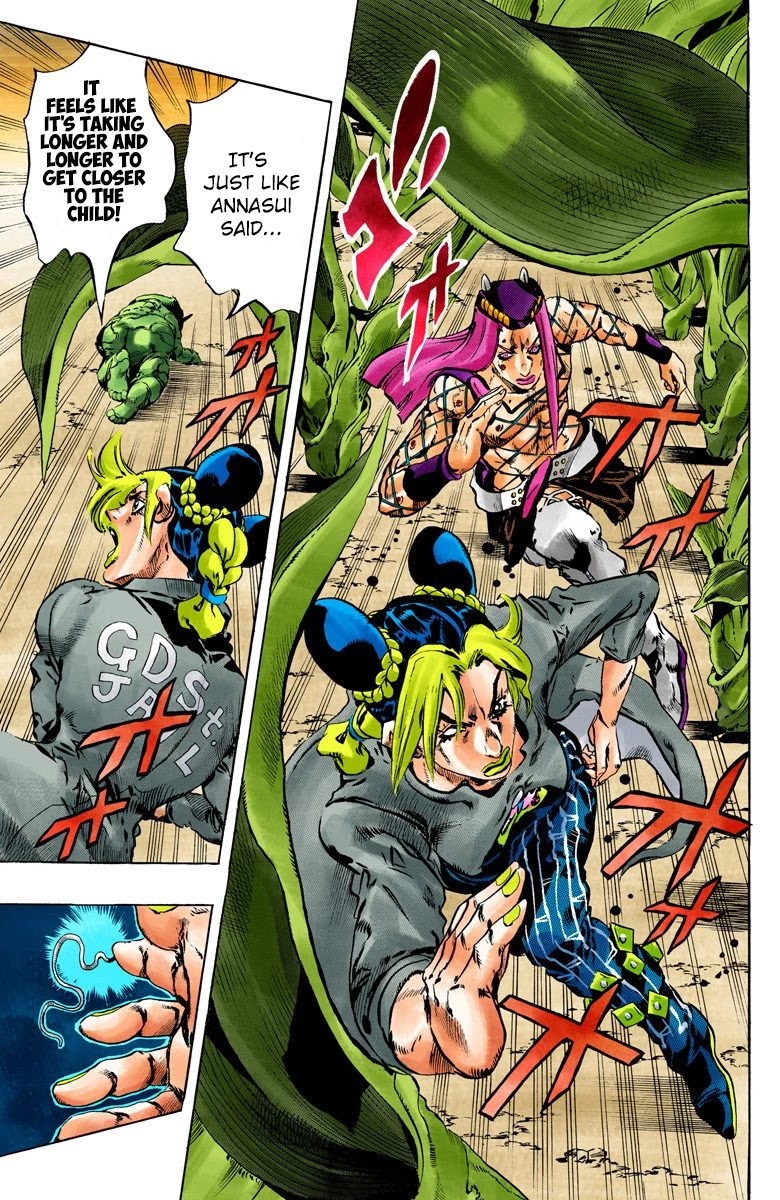 JoJo's Bizarre Adventure Part 6 - Stone Ocean (Official Colored) chapter 87 page 8