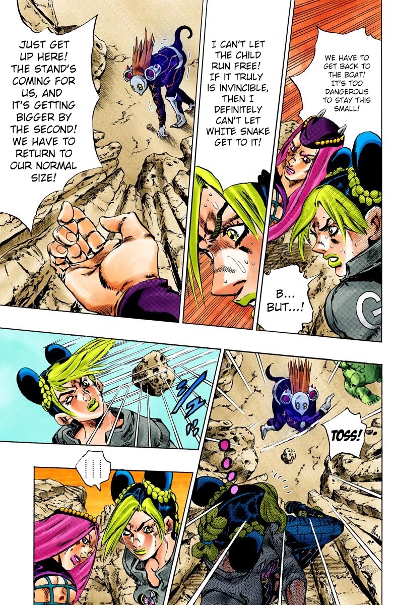 JoJo's Bizarre Adventure Part 6 - Stone Ocean (Official Colored) chapter 88 page 10