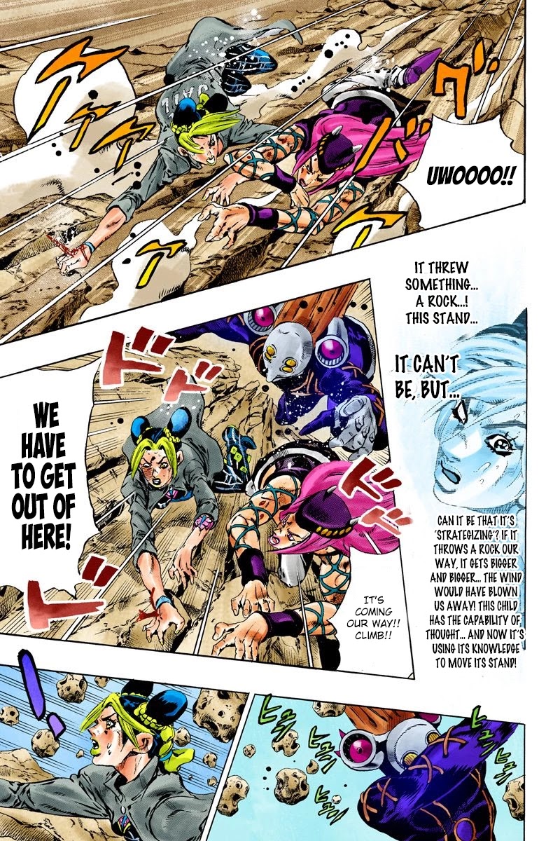 JoJo's Bizarre Adventure Part 6 - Stone Ocean (Official Colored) chapter 88 page 12