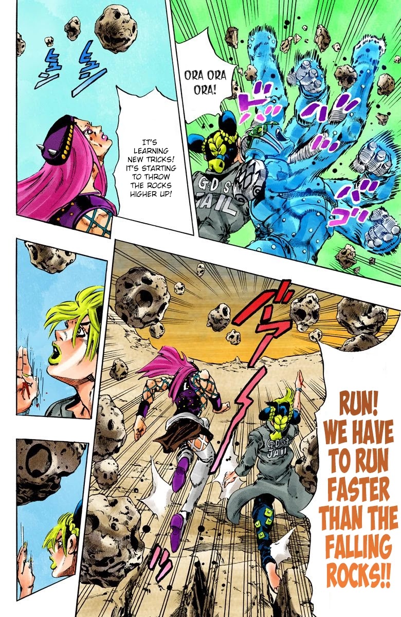 JoJo's Bizarre Adventure Part 6 - Stone Ocean (Official Colored) chapter 88 page 13