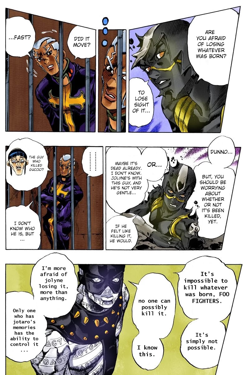 JoJo's Bizarre Adventure Part 6 - Stone Ocean (Official Colored) chapter 90 page 10