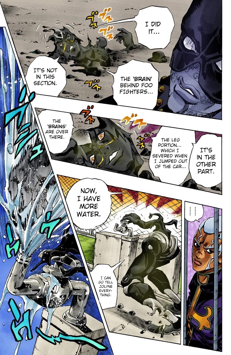 JoJo's Bizarre Adventure Part 6 - Stone Ocean (Official Colored) chapter 90 page 13