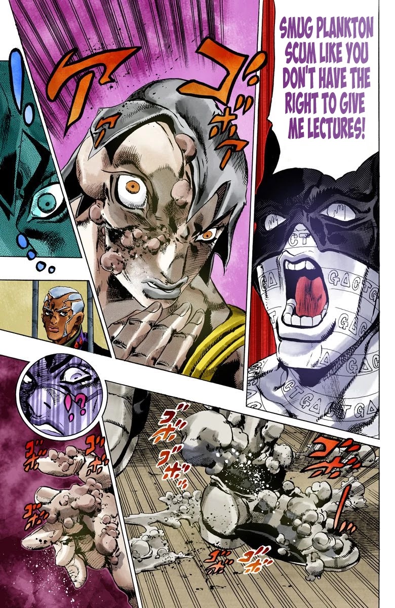 JoJo's Bizarre Adventure Part 6 - Stone Ocean (Official Colored) chapter 90 page 15