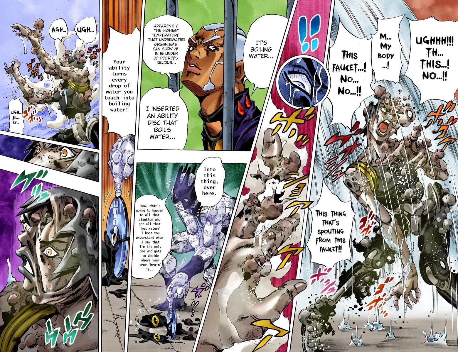 JoJo's Bizarre Adventure Part 6 - Stone Ocean (Official Colored) chapter 90 page 16