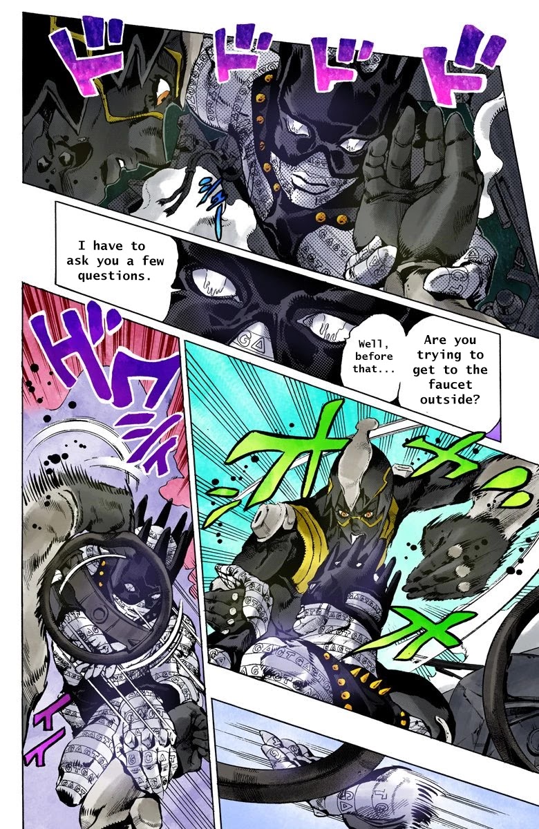 JoJo's Bizarre Adventure Part 6 - Stone Ocean (Official Colored) chapter 90 page 4