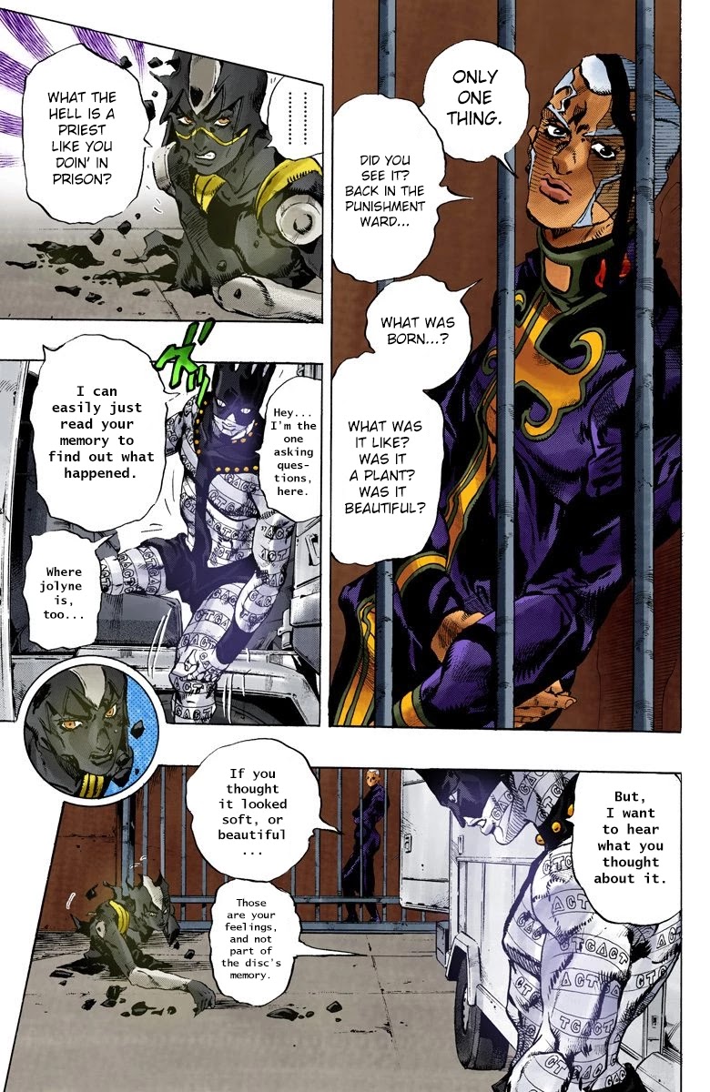 JoJo's Bizarre Adventure Part 6 - Stone Ocean (Official Colored) chapter 90 page 9