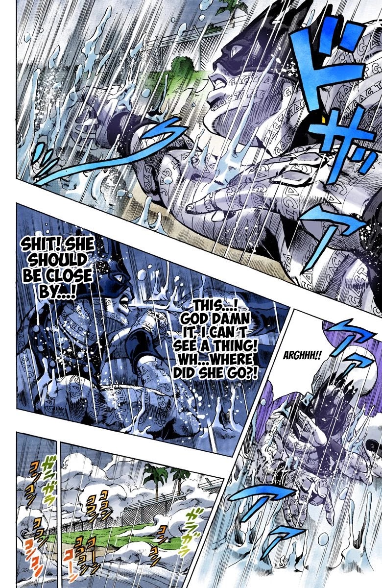 JoJo's Bizarre Adventure Part 6 - Stone Ocean (Official Colored) chapter 91 page 10