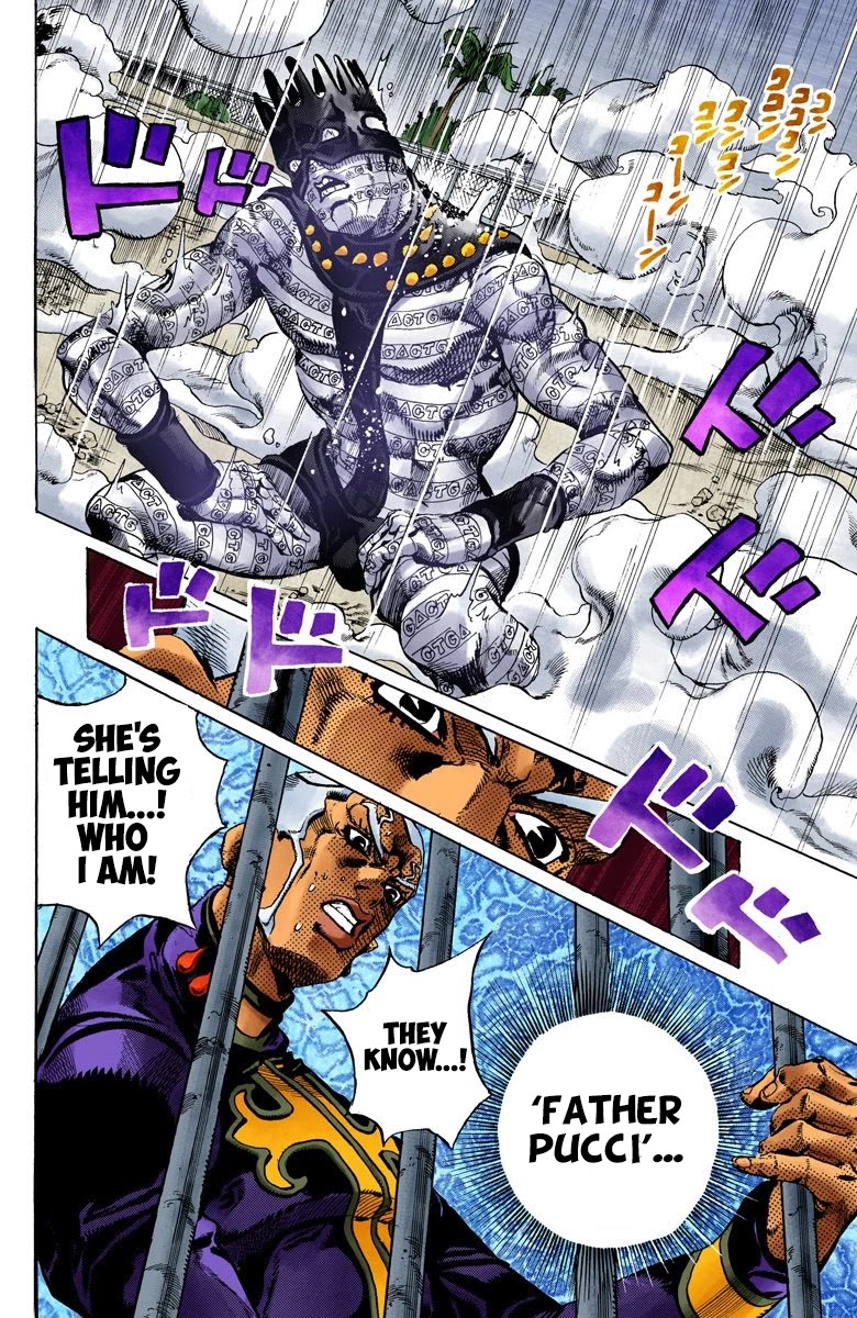 JoJo's Bizarre Adventure Part 6 - Stone Ocean (Official Colored) chapter 91 page 12