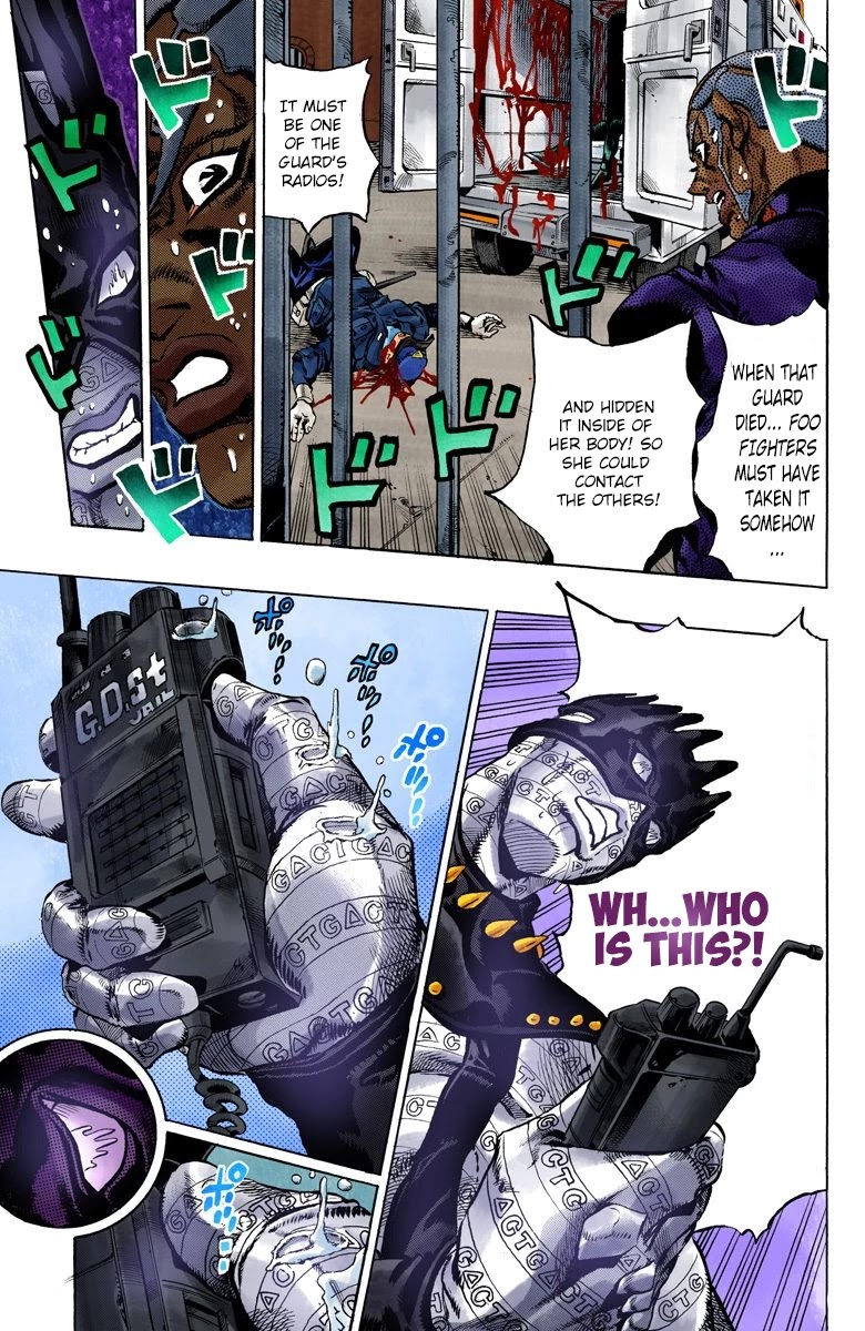 JoJo's Bizarre Adventure Part 6 - Stone Ocean (Official Colored) chapter 91 page 6