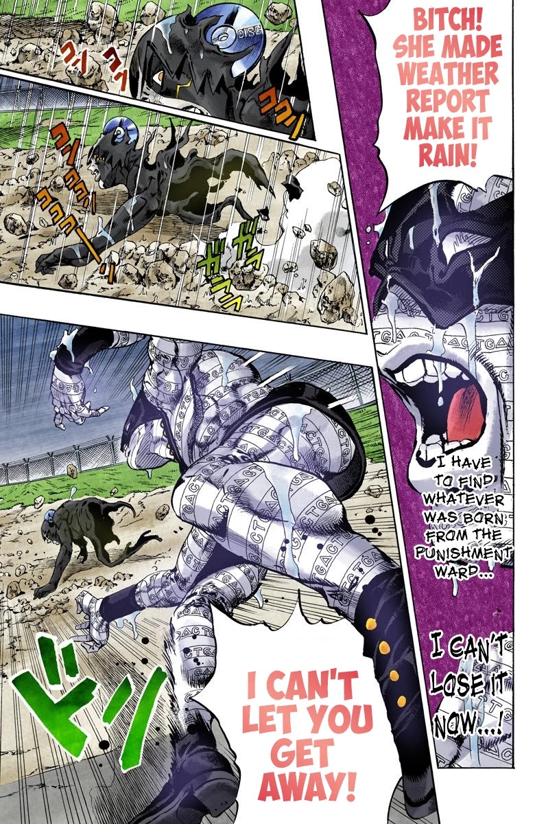 JoJo's Bizarre Adventure Part 6 - Stone Ocean (Official Colored) chapter 91 page 9