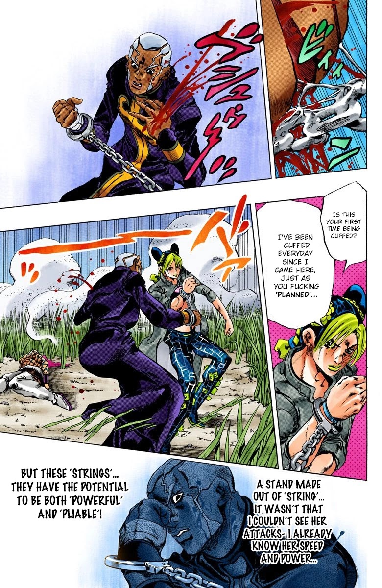 JoJo's Bizarre Adventure Part 6 - Stone Ocean (Official Colored) chapter 93 page 13