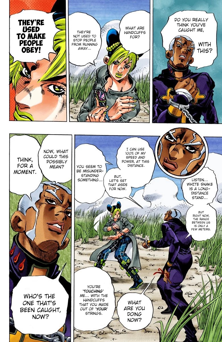 JoJo's Bizarre Adventure Part 6 - Stone Ocean (Official Colored) chapter 93 page 14