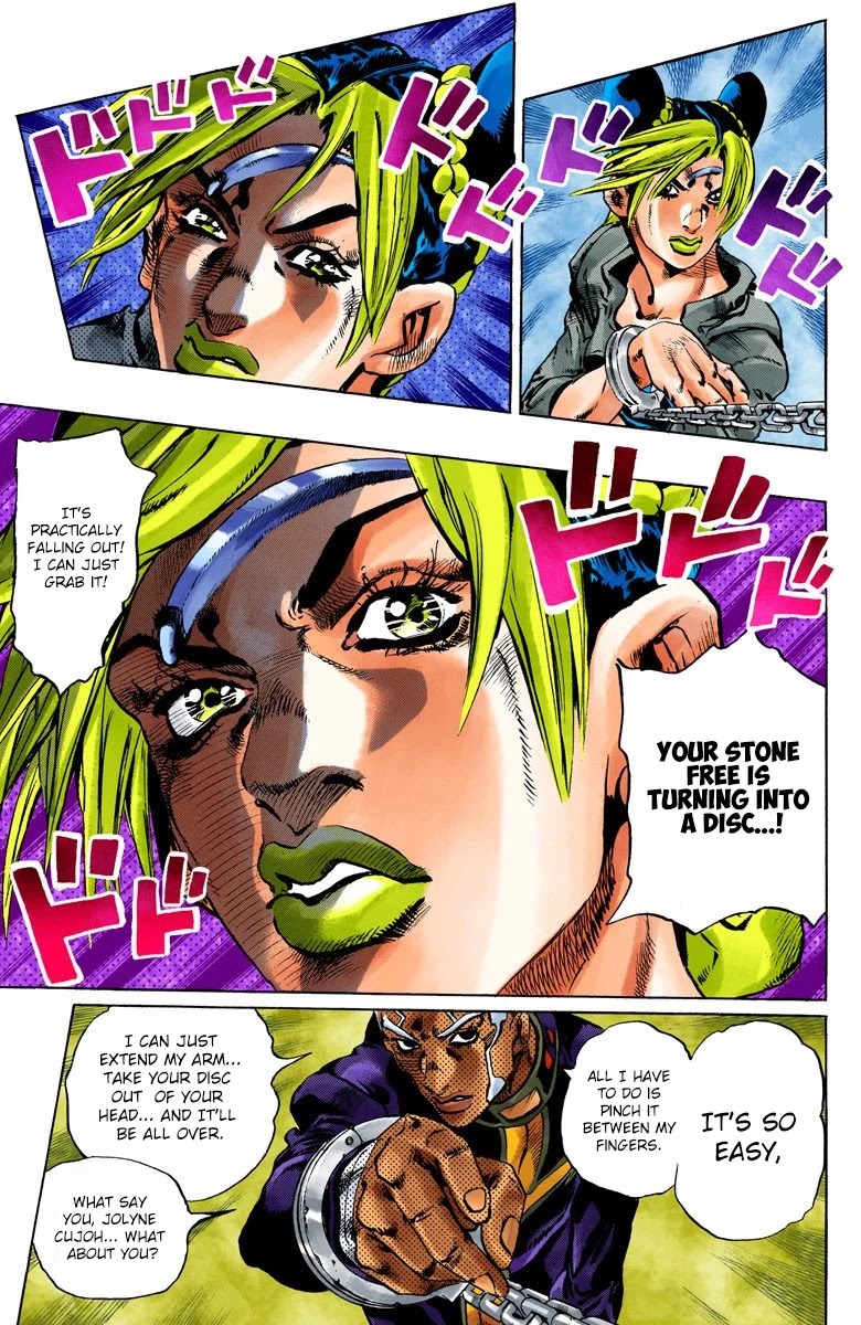 JoJo's Bizarre Adventure Part 6 - Stone Ocean (Official Colored) chapter 93 page 15