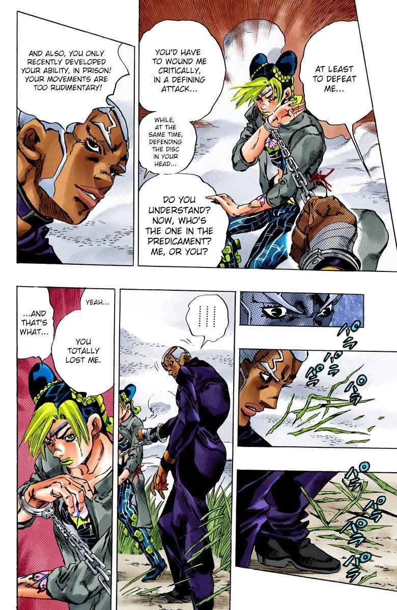 JoJo's Bizarre Adventure Part 6 - Stone Ocean (Official Colored) chapter 93 page 16