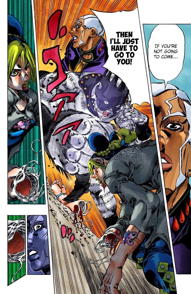 JoJo's Bizarre Adventure Part 6 - Stone Ocean (Official Colored) chapter 93 page 5