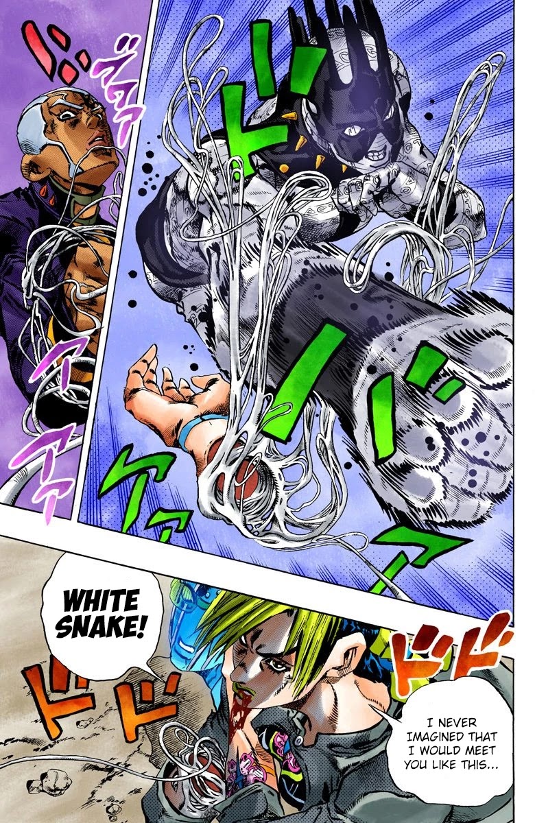 JoJo's Bizarre Adventure Part 6 - Stone Ocean (Official Colored) chapter 93 page 6