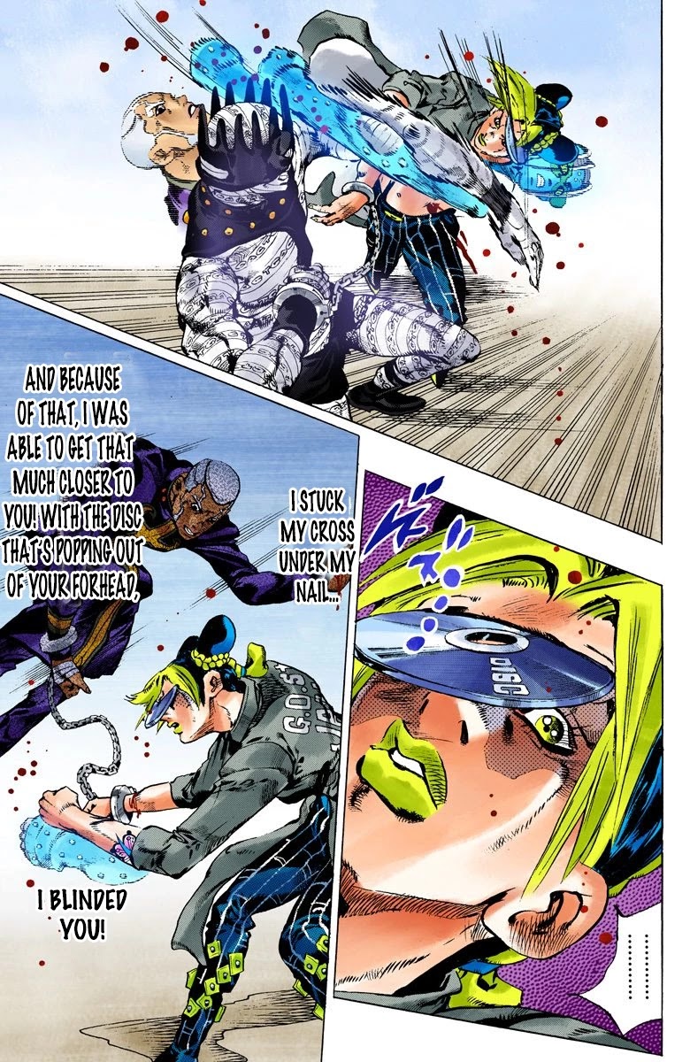 JoJo's Bizarre Adventure Part 6 - Stone Ocean (Official Colored) chapter 94 page 11