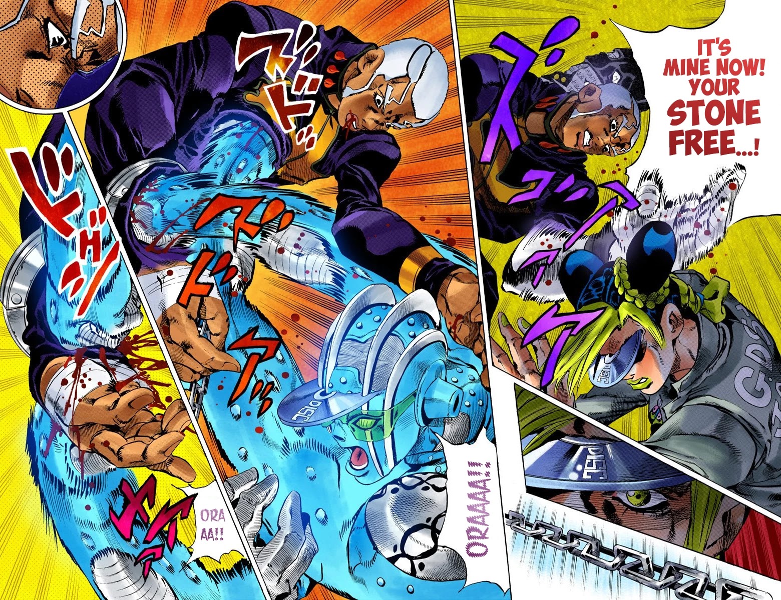 JoJo's Bizarre Adventure Part 6 - Stone Ocean (Official Colored) chapter 94 page 12