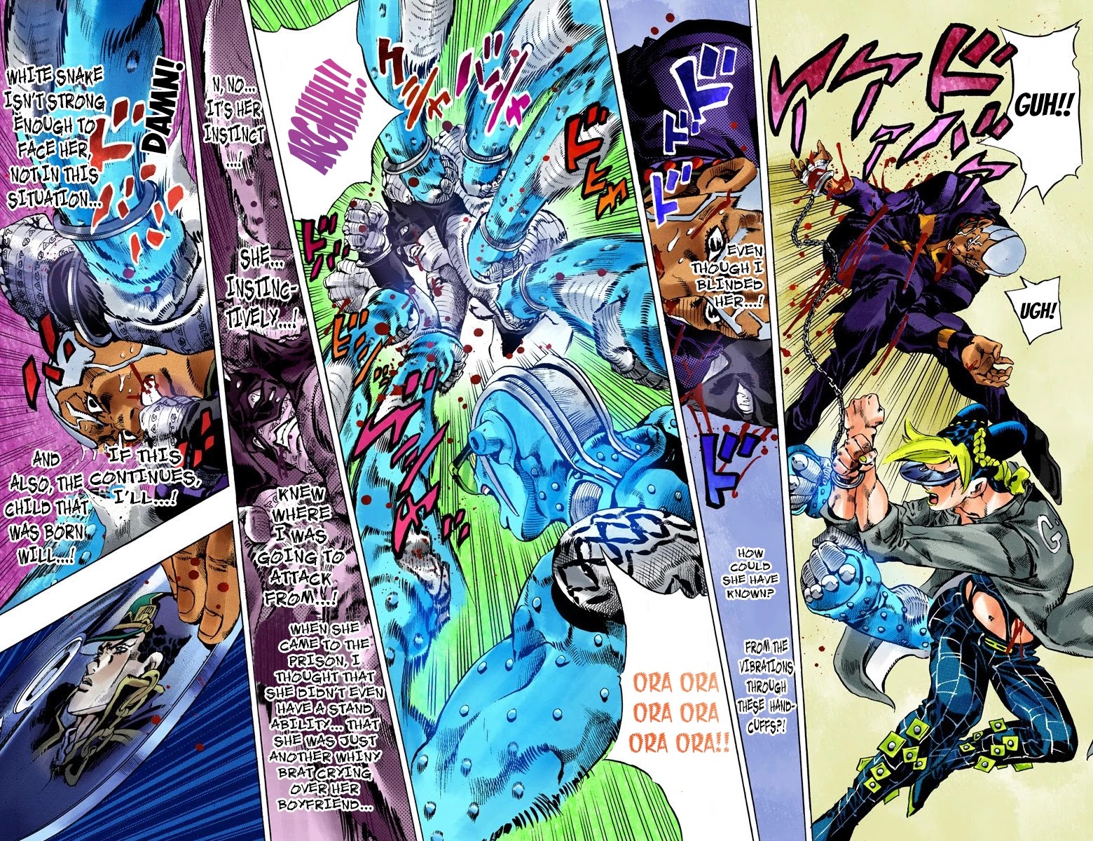 JoJo's Bizarre Adventure Part 6 - Stone Ocean (Official Colored) chapter 94 page 13