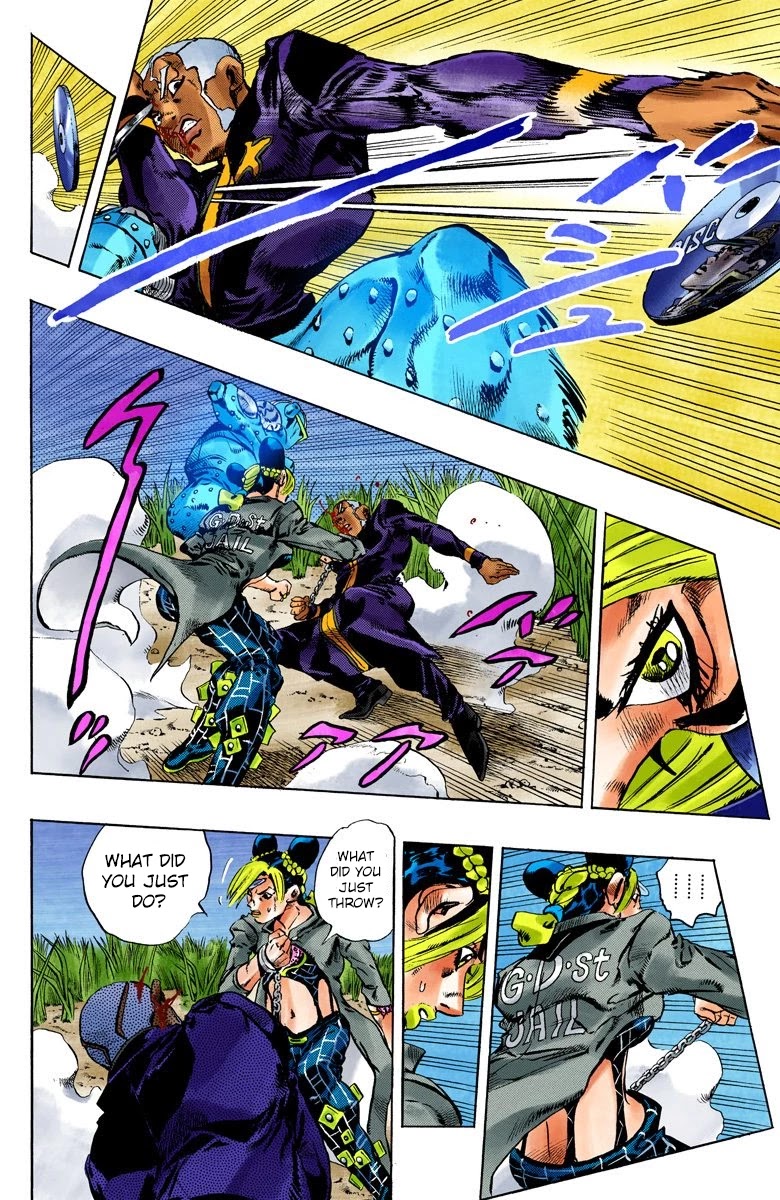 JoJo's Bizarre Adventure Part 6 - Stone Ocean (Official Colored) chapter 94 page 14