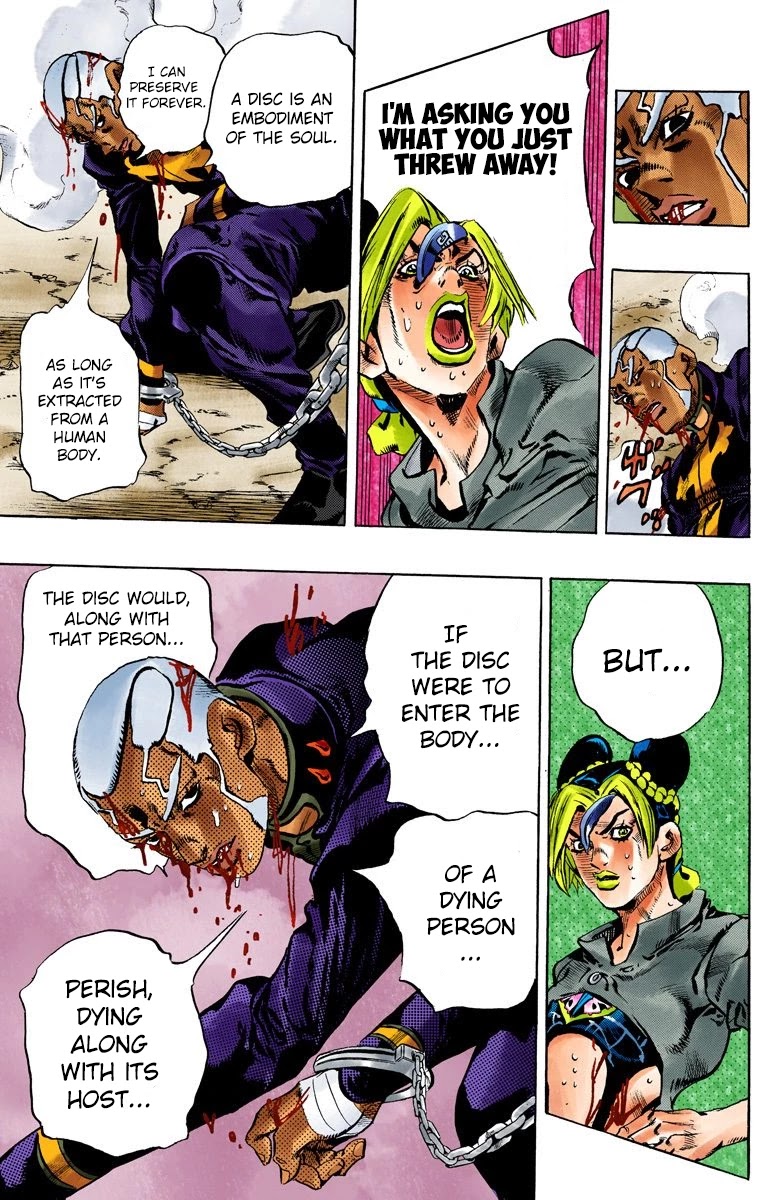 JoJo's Bizarre Adventure Part 6 - Stone Ocean (Official Colored) chapter 94 page 15