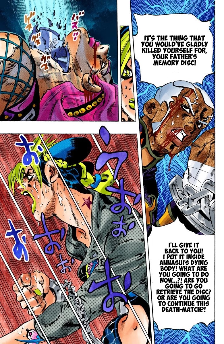 JoJo's Bizarre Adventure Part 6 - Stone Ocean (Official Colored) chapter 94 page 17