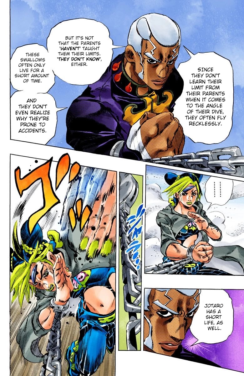 JoJo's Bizarre Adventure Part 6 - Stone Ocean (Official Colored) chapter 94 page 8