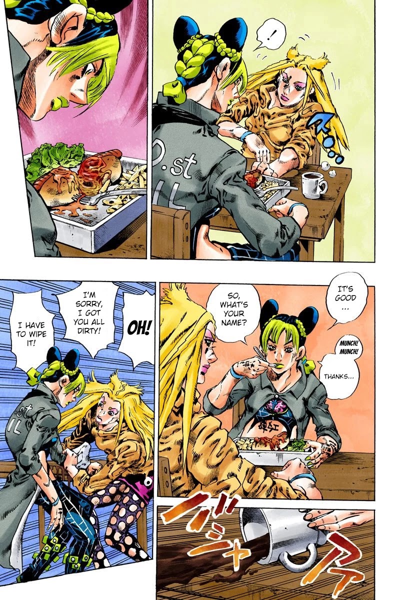 JoJo's Bizarre Adventure Part 6 - Stone Ocean (Official Colored) chapter 98 page 12