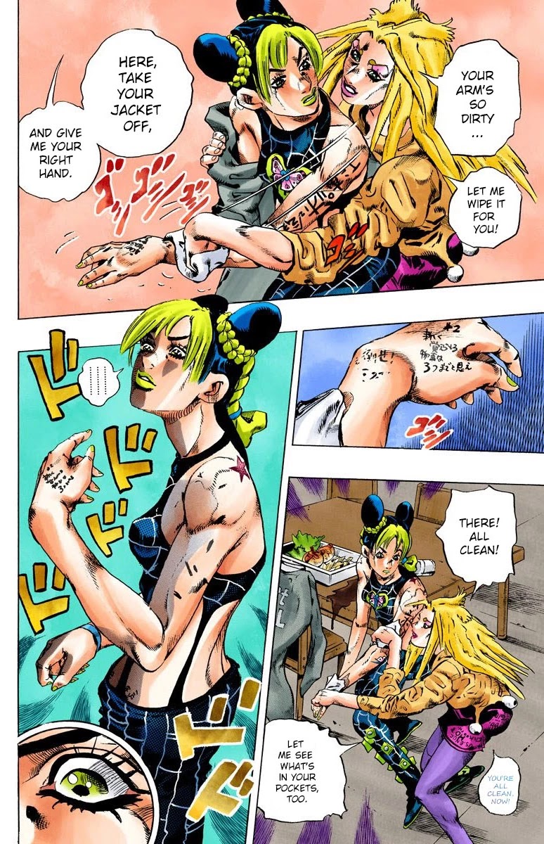 JoJo's Bizarre Adventure Part 6 - Stone Ocean (Official Colored) chapter 98 page 13