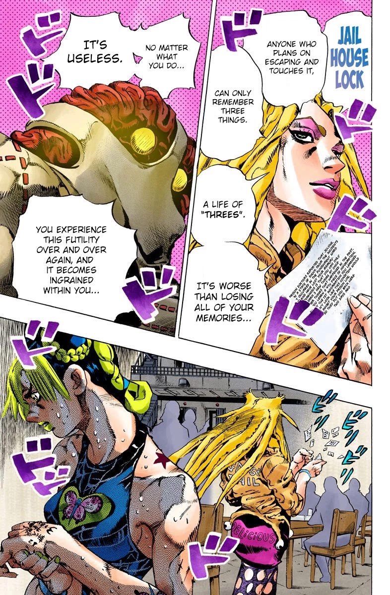 JoJo's Bizarre Adventure Part 6 - Stone Ocean (Official Colored) chapter 98 page 14