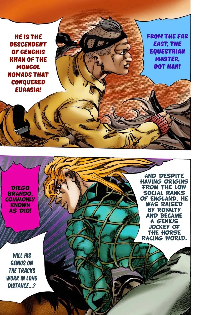 JoJo's Bizarre Adventure Part 7 - Steel Ball Run (Official Colored) chapter 1 page 36