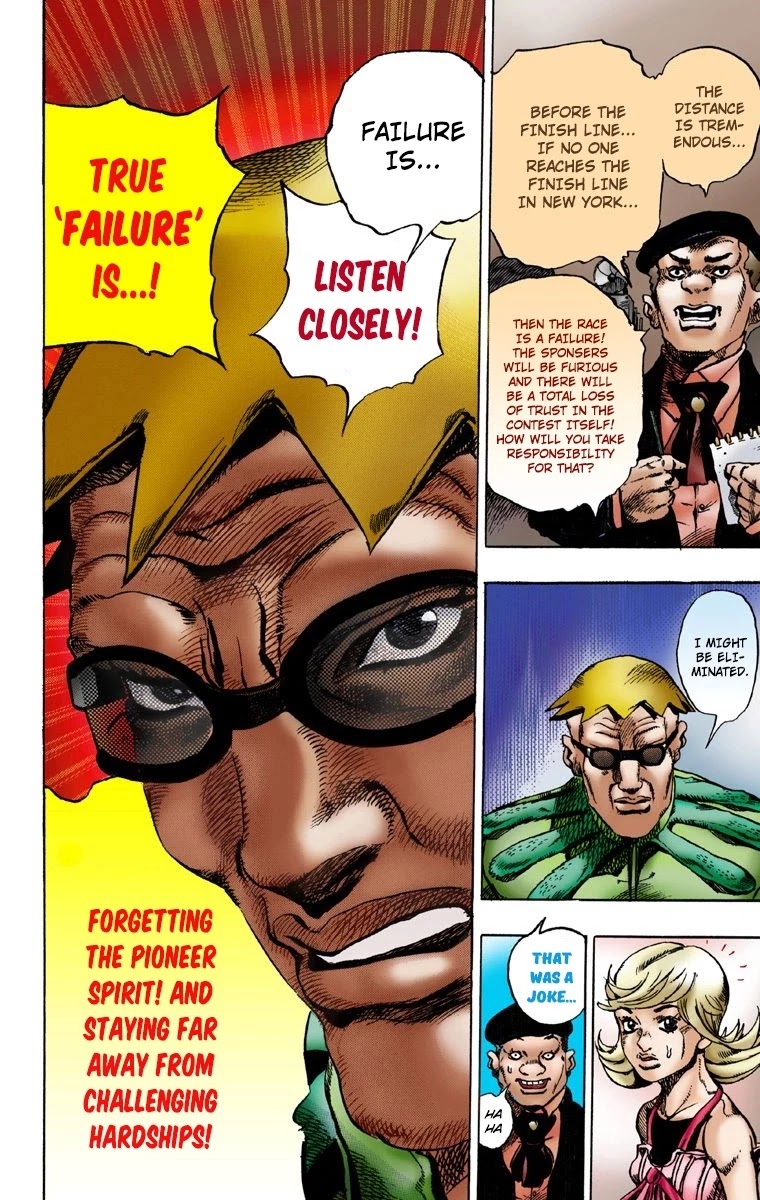 JoJo's Bizarre Adventure Part 7 - Steel Ball Run (Official Colored) chapter 1 page 37