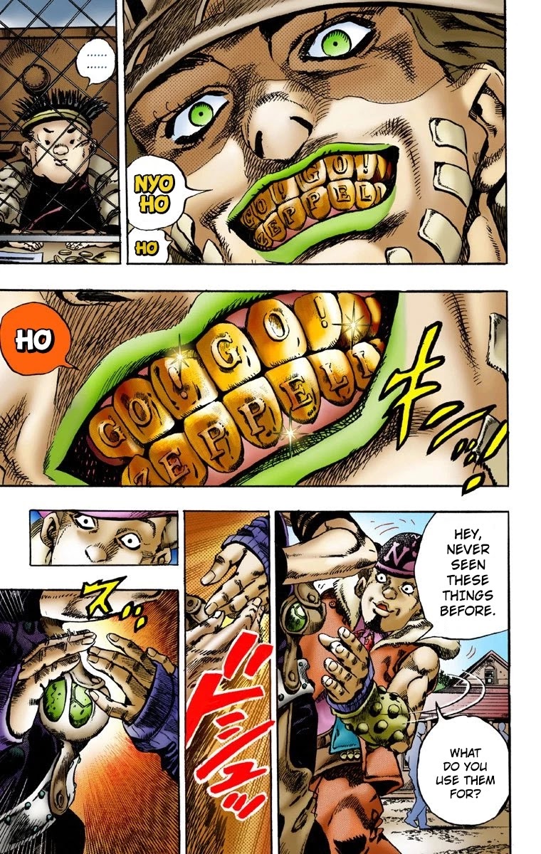 JoJo's Bizarre Adventure Part 7 - Steel Ball Run (Official Colored) chapter 1 page 42