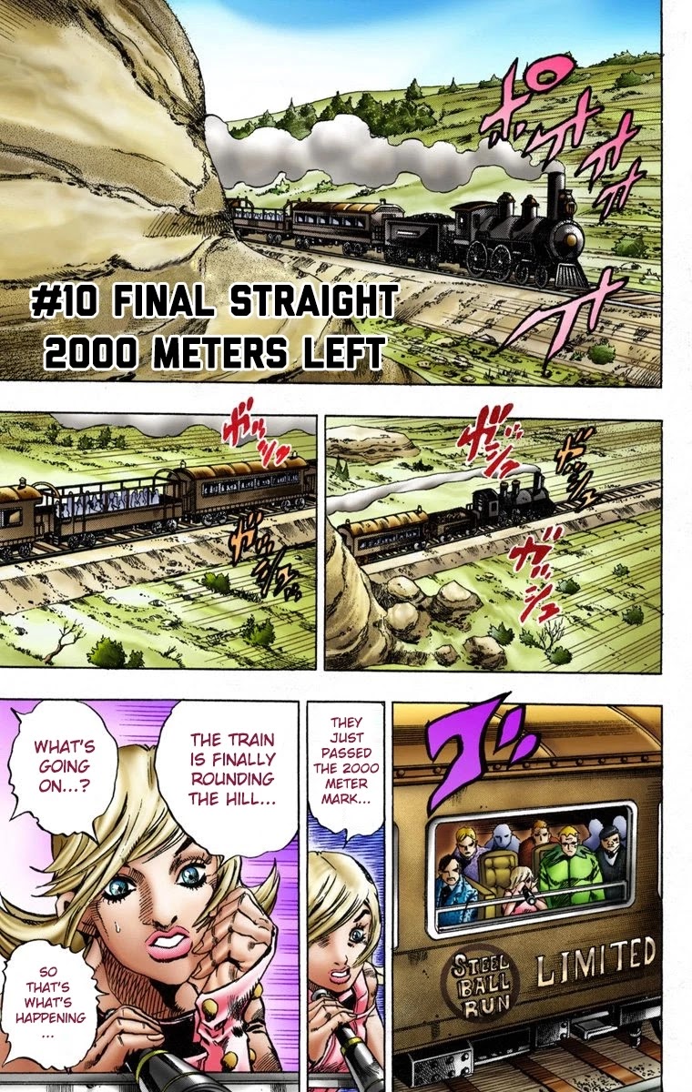 JoJo's Bizarre Adventure Part 7 - Steel Ball Run (Official Colored) chapter 10 page 2