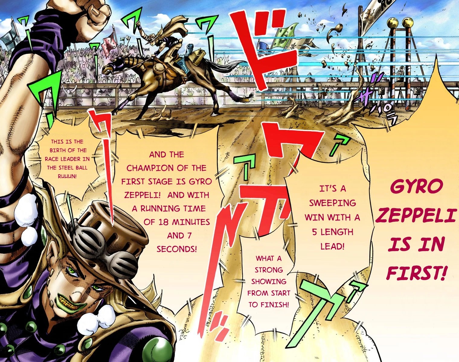 JoJo's Bizarre Adventure Part 7 - Steel Ball Run (Official Colored) chapter 11 page 21