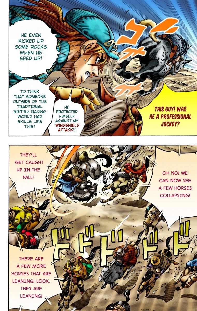 JoJo's Bizarre Adventure Part 7 - Steel Ball Run (Official Colored) chapter 11 page 6