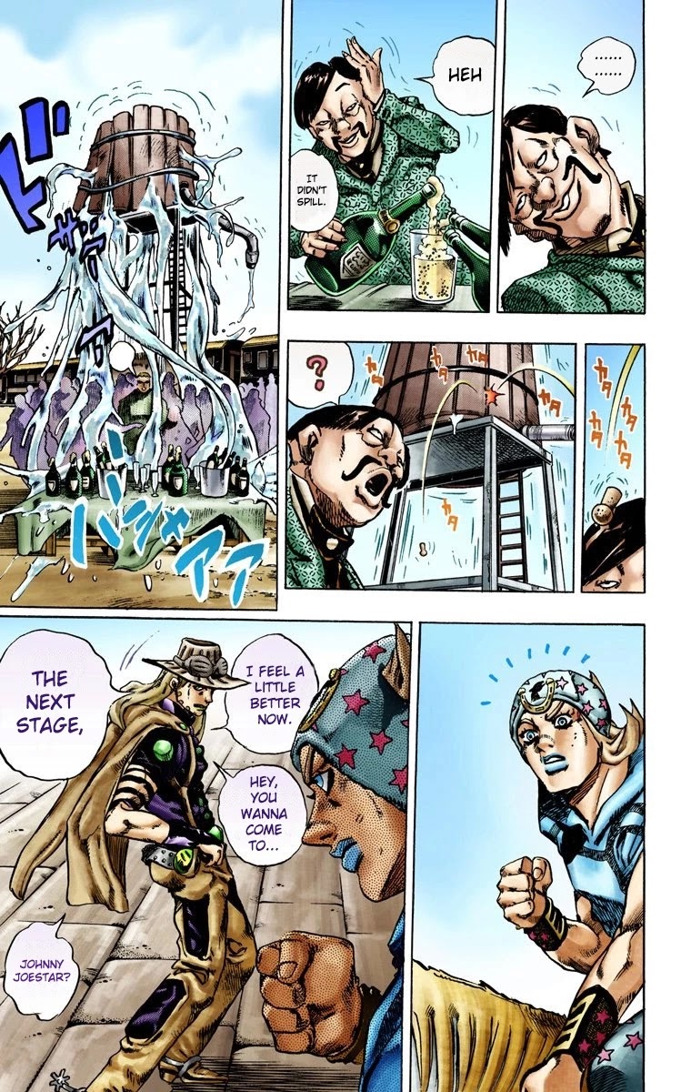 JoJo's Bizarre Adventure Part 7 - Steel Ball Run (Official Colored) chapter 12 page 22
