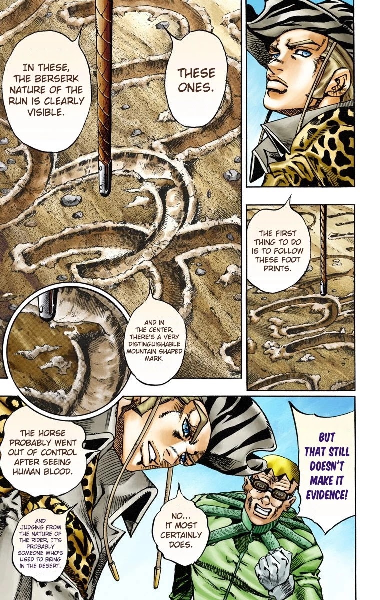 JoJo's Bizarre Adventure Part 7 - Steel Ball Run (Official Colored) chapter 13 page 11