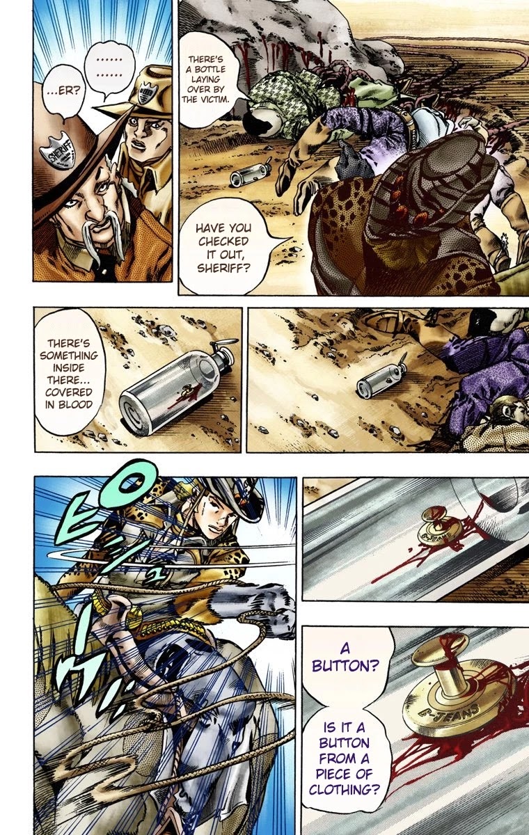 JoJo's Bizarre Adventure Part 7 - Steel Ball Run (Official Colored) chapter 13 page 12
