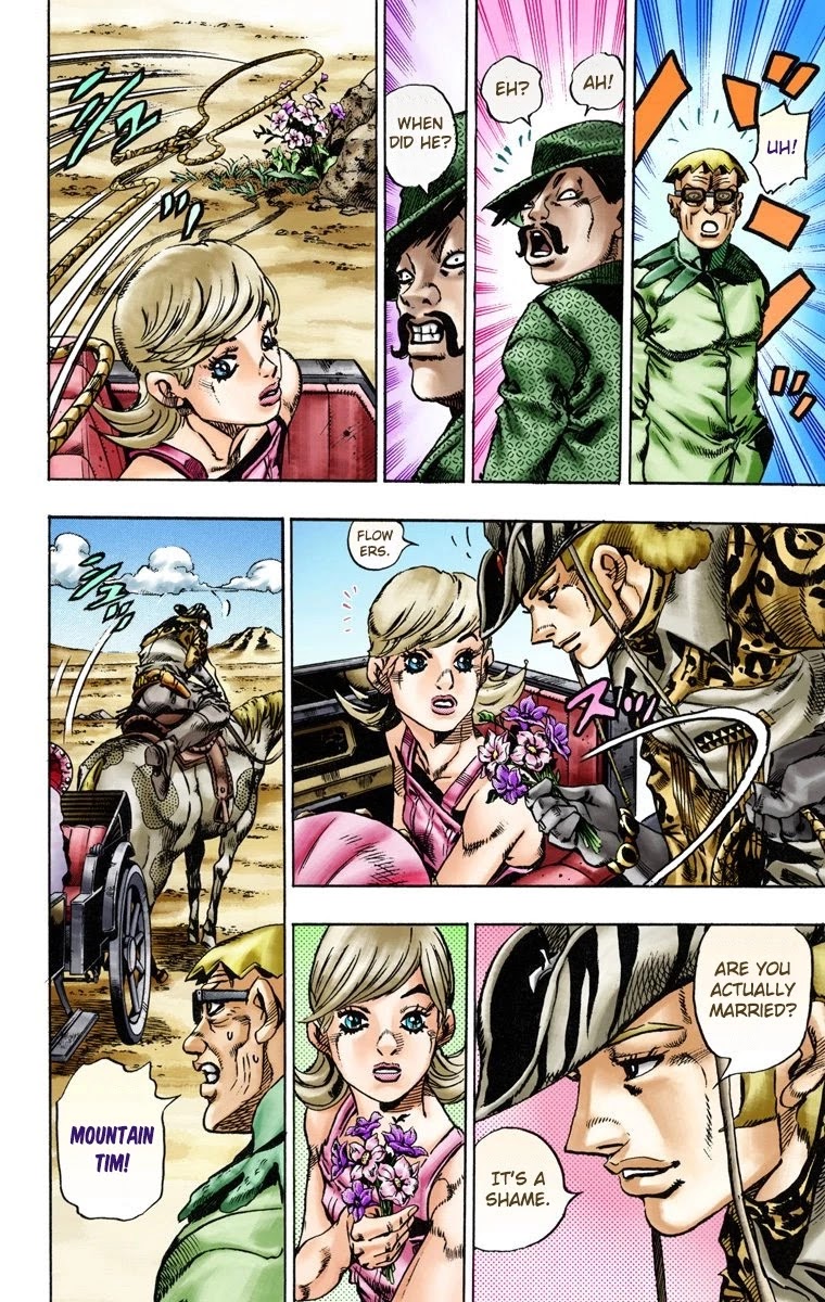 JoJo's Bizarre Adventure Part 7 - Steel Ball Run (Official Colored) chapter 13 page 6