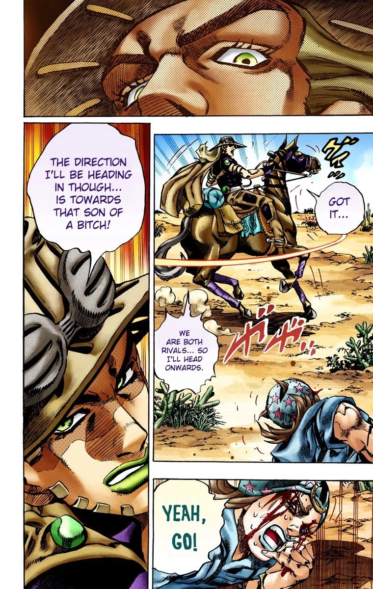JoJo's Bizarre Adventure Part 7 - Steel Ball Run (Official Colored) chapter 14 page 20