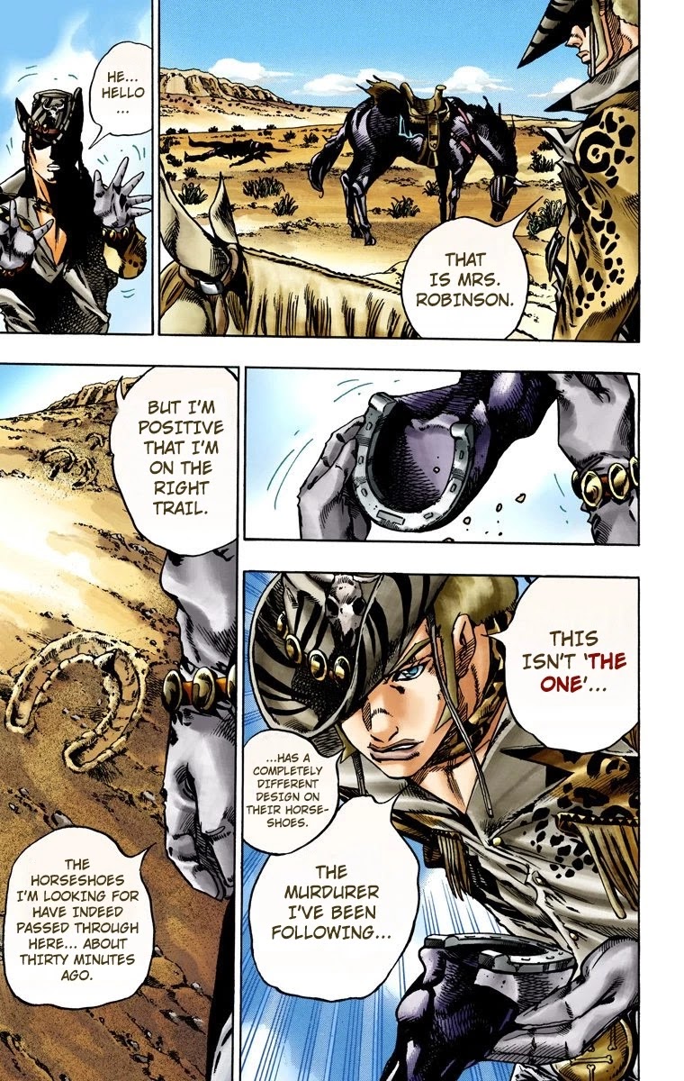 JoJo's Bizarre Adventure Part 7 - Steel Ball Run (Official Colored) chapter 14 page 30