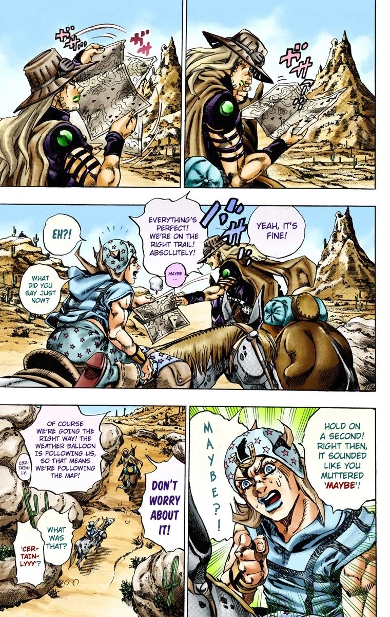 JoJo's Bizarre Adventure Part 7 - Steel Ball Run (Official Colored) chapter 14 page 4