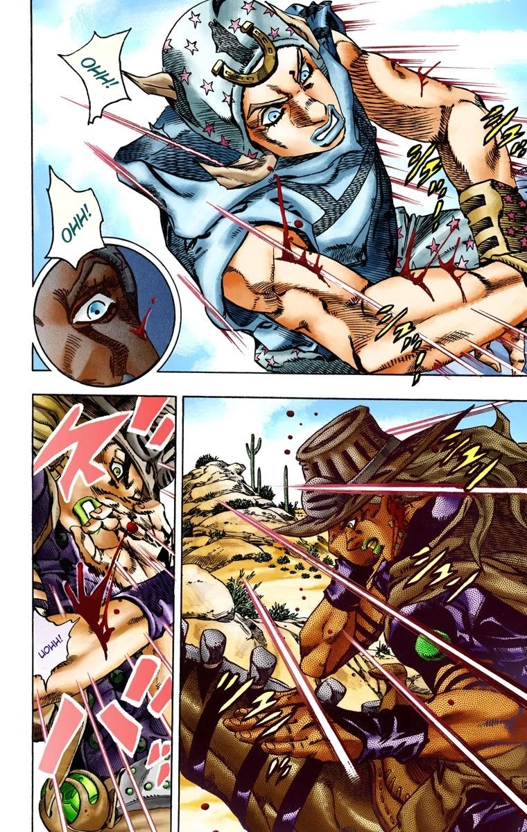 JoJo's Bizarre Adventure Part 7 - Steel Ball Run (Official Colored) chapter 14 page 9